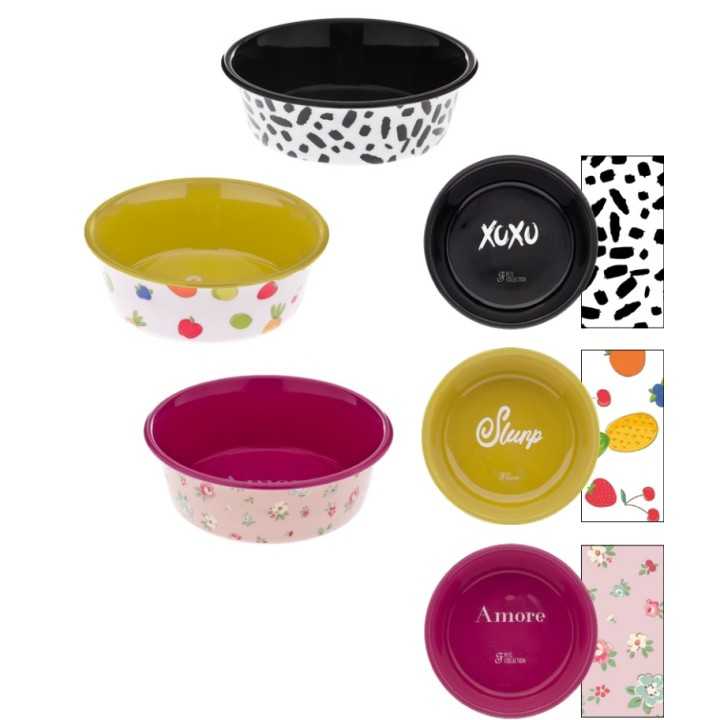 Ferribiella Ciotola Pattern Xoxo Diam. 13 Cm. / 470 Ml.