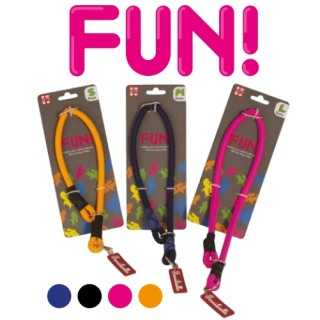 Ferribiella Collare Fun Silicone 1 X 40 Cm. Arancio