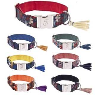 Ferribiella Collare Kami Tg.L (3,8 X 35-56 Cm.) Blu