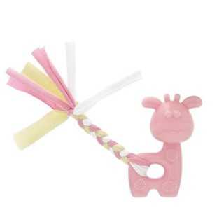 Ferribiella Gioco Giraffe Latex Con Corda In Tessuto 12 X 9 Cm.