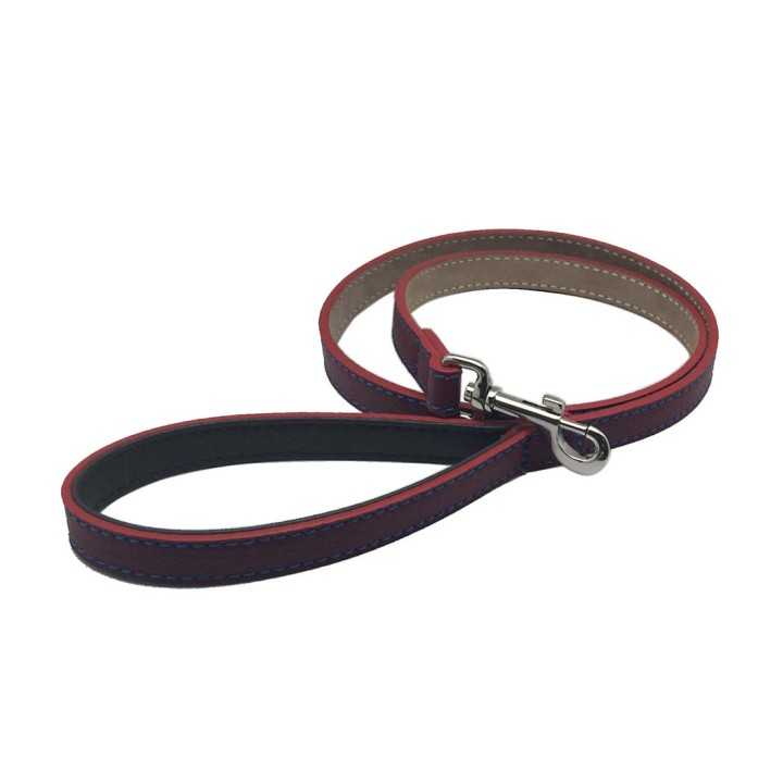 Ferribiella Guinzaglio In Pelle Alberto (1,5 X 120 Cm.) Blu