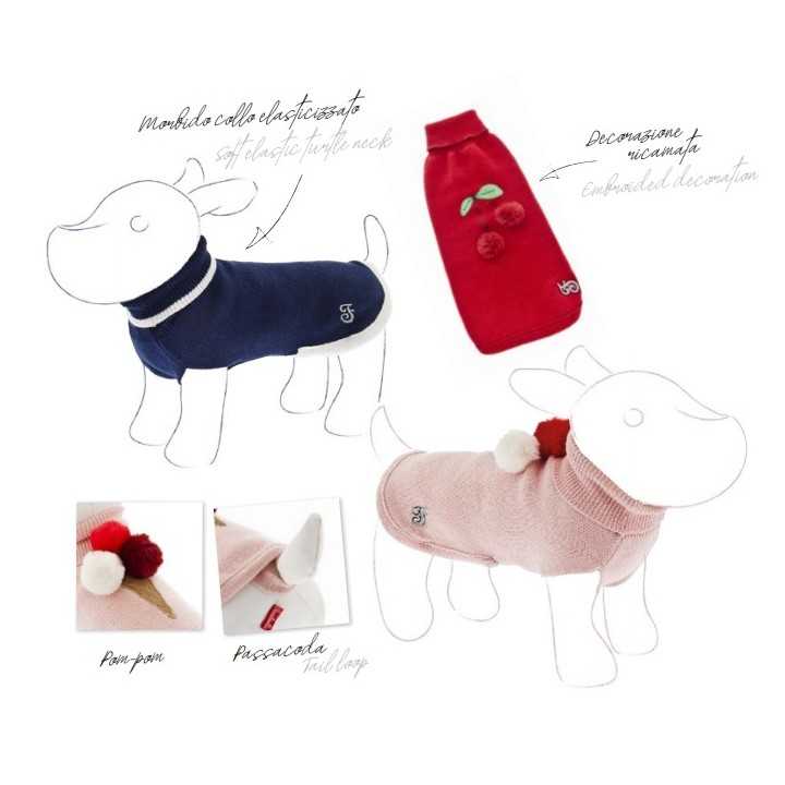 Ferribiella Maglioncino Cheers 43 Cm. Rosso