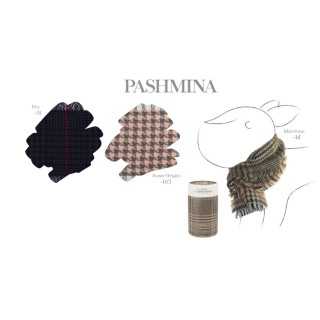 Ferribiella Pashmina Large Girl Rosa/Grigia