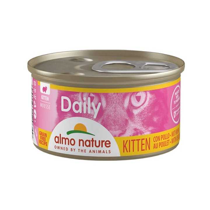 Almo Nature Cat Daily Mousse Kitten Pollo 85 Gr.