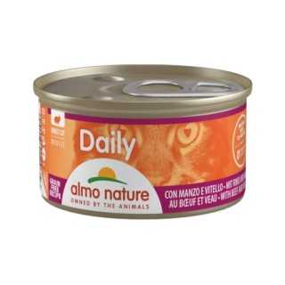 Almo Nature Cat Daily Mousse Manzo & Vitello 85 Gr.
