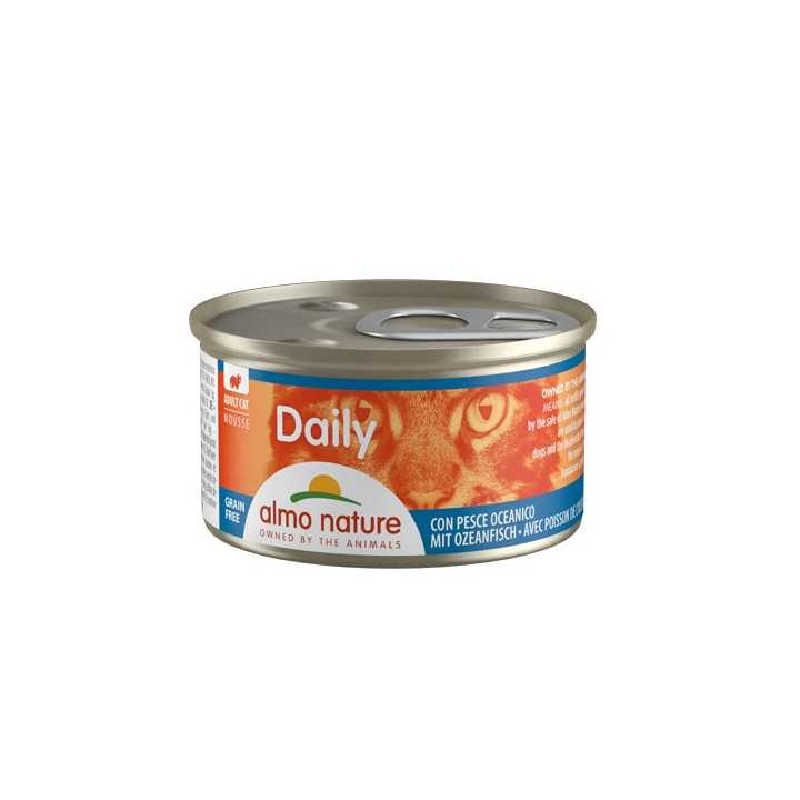 Almo Nature Cat Daily Mousse Pesce Oceanico 85 Gr.