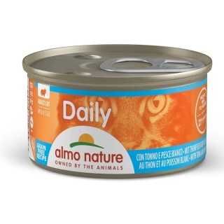 Almo Nature Cat Daily Mousse Tonno & Pesce Bianco 85 Gr.