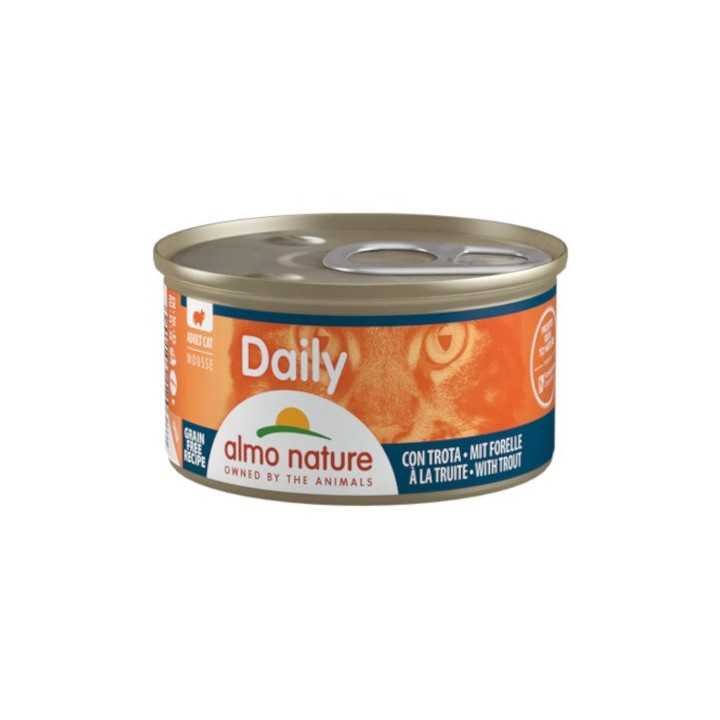 Almo Nature Cat Daily Mousse Trota 85 Gr.