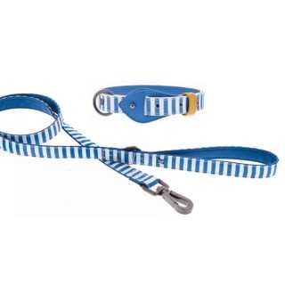 Ferribiella Premoli+Di Bella Collare + Guinzaglio Tg.M (2 X 36-44 Cm. / 2 X 120 Cm.)