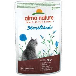 Almo Nature Cat Functional Sterilised Manzo 70 Gr.