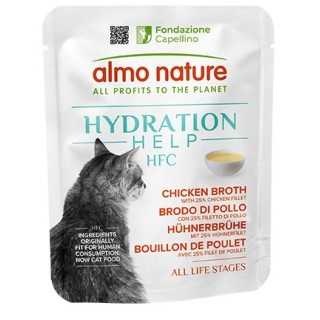 Almo Nature Cat Hfc Hydration Help Brodo Di Pollo 50 Gr.