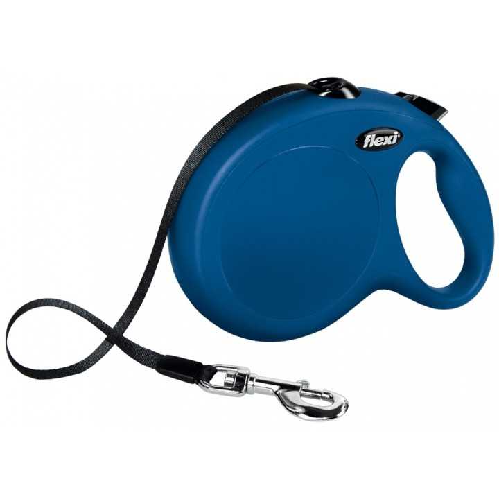 Flexi New Classic Compact Guinzaglio Estensibile 8M. Tg. L Blu