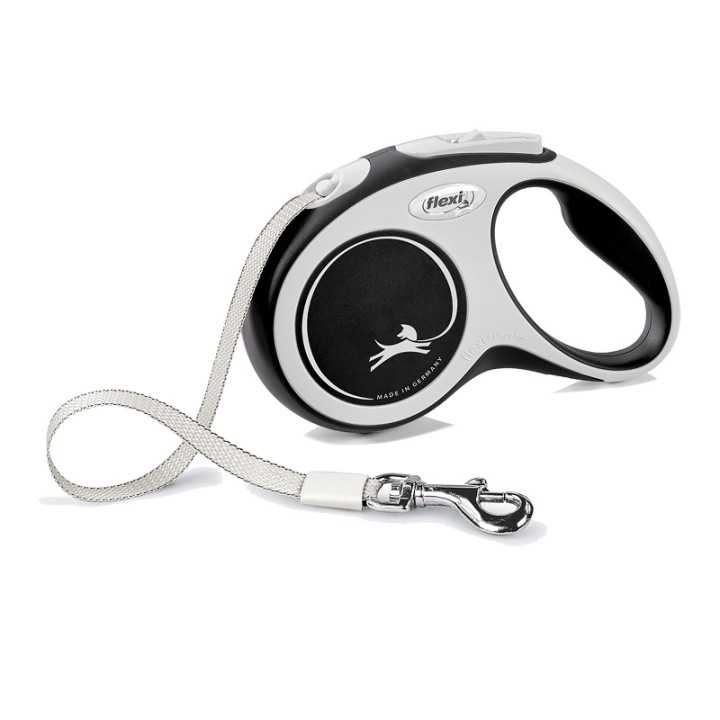 Flexi New Comfort Guinzaglio Estensibile Corda 5M. Tg. M Nero