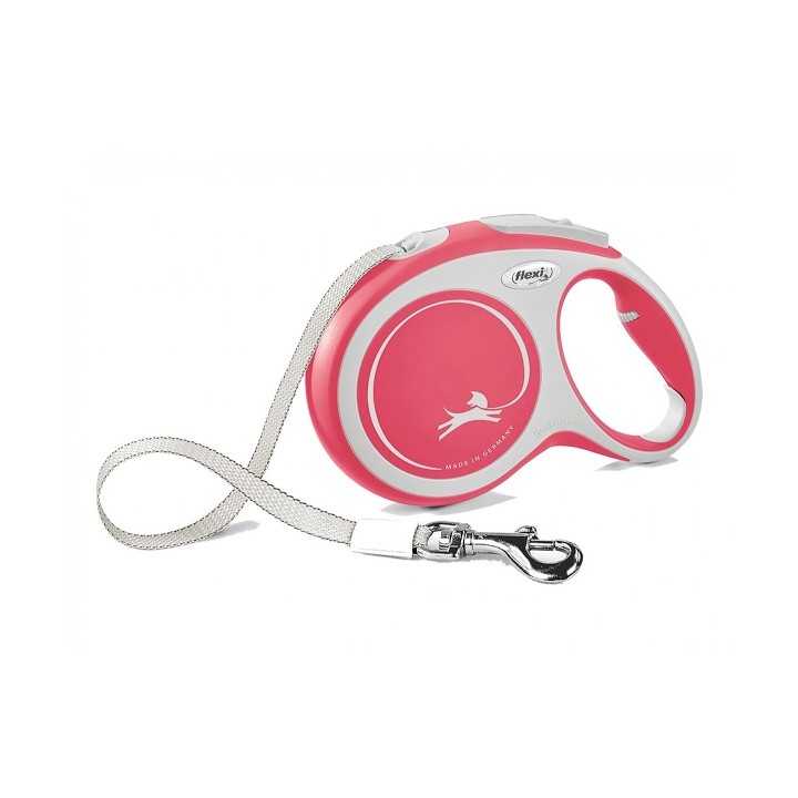 Flexi New Comfort Guinzaglio Estensibile Corda 8M. Tg. Xl Rosa