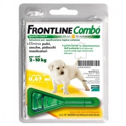 Frontline Combo Cucciolo 2-10 Kg. 1 Pipetta Da 0
