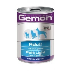 Gemon Dog Adult Pate' Light Con Tonno 400 Gr.