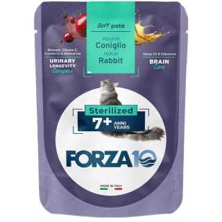 Forza 10 Cat Botanicat Pate' Sterilized 7+ Coniglio 80 Gr.