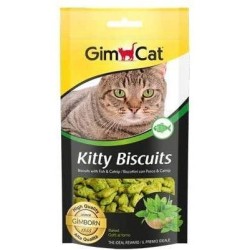 Gimcat Kitty Biscuits Pesce & Catnip 40 Gr.
