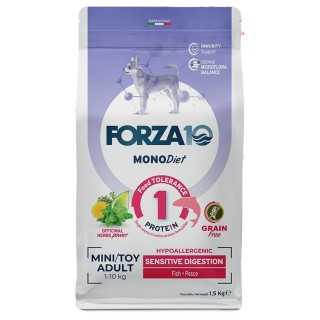 Forza 10 Diet Adult Mini & Toy Sensitive Digestion Pesce 1,5 Kg.