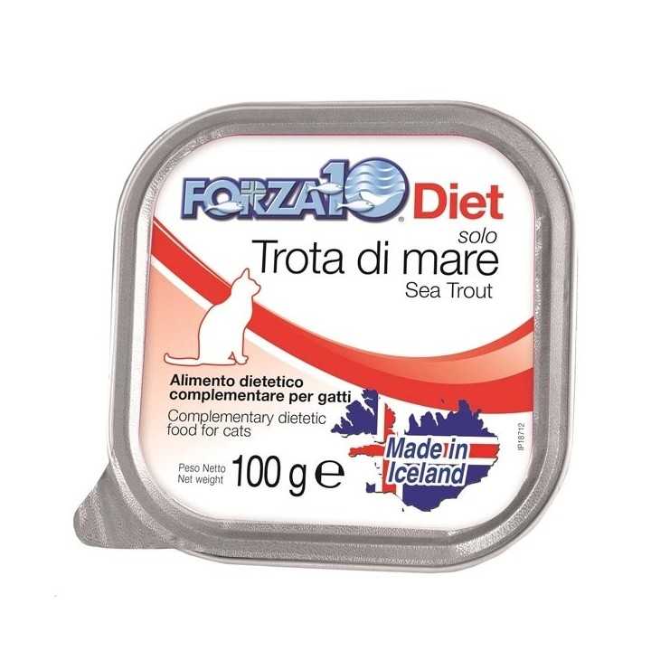Forza 10 Diet Cat Solo Trota Di Mare 100 Gr.