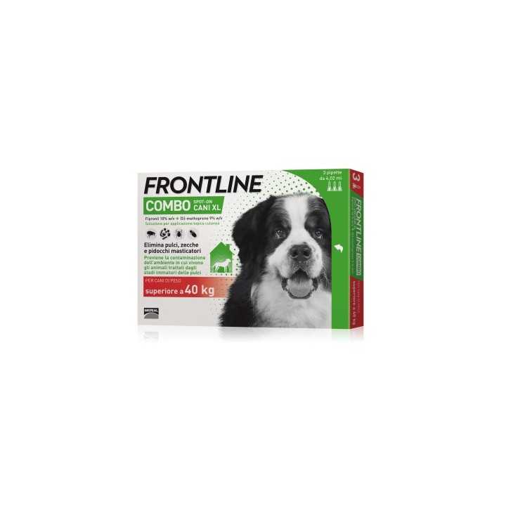 Frontline Combo +40 Kg. 3 Pipette Da 4,02 Ml.