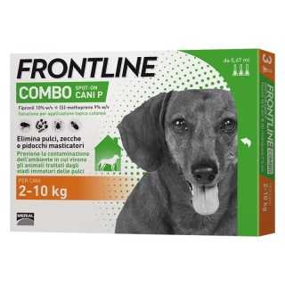 Frontline Combo 2-10 Kg. 3 Pipette Da 0,67 Ml.