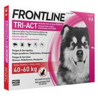 Frontline Tri-Act Cani 40-60 Kg. 6 Pipette Da 6 Ml.