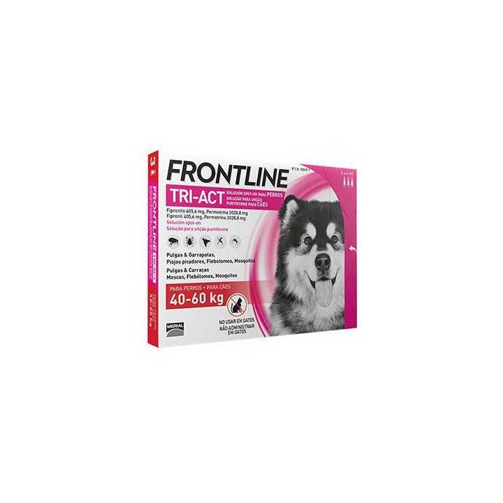 Frontline Tri-Act Cani 40-60 Kg. 6 Pipette Da 6 Ml.