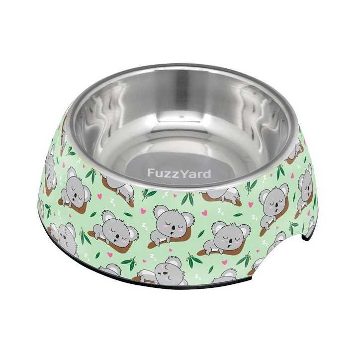 Fuzzyard Ciotola Acciaio Inox "Dream Time Koalas" Tg. L - 810 Ml.