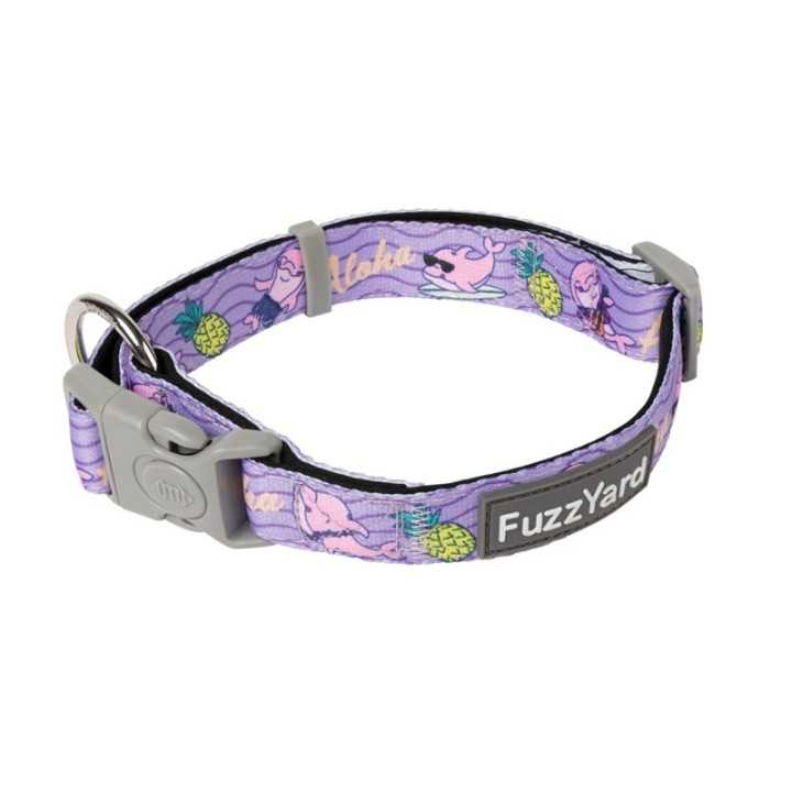 Fuzzyard Collare Neoprene "Aloha Dolphins" Tg. M