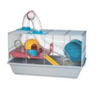 Gabbia Criceti Con Tunnel (50,5 X 28 X 29 Cm.)