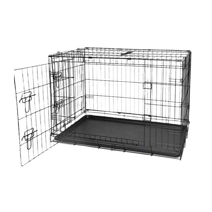 Gabbia Metallica Per Cani (106 X 71,5 X 76 Cm.)