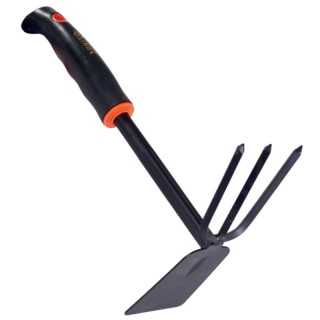 Zappetta Quadrata con Tridente Attrezzo Manuale Hercules - Brixo