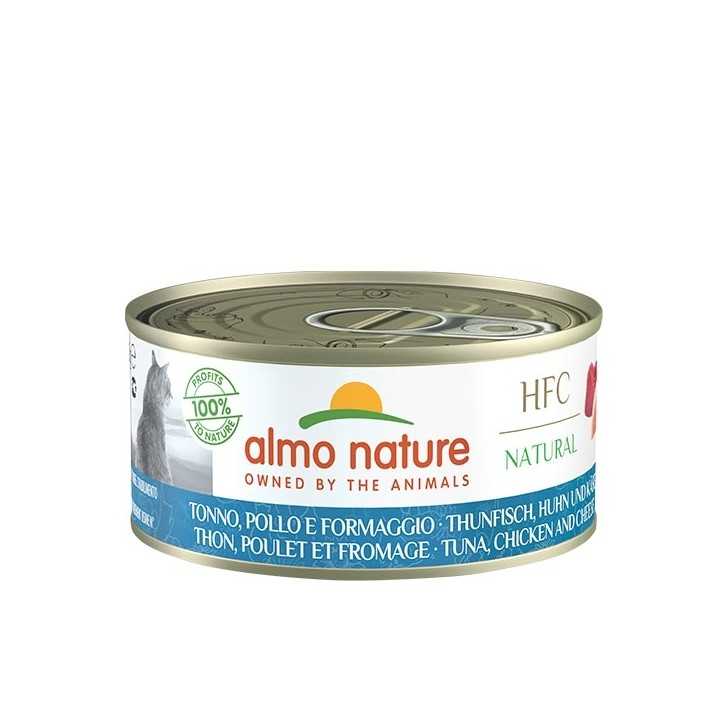 Almo Nature Cat Hfc Natural Tonno, Pollo & Formaggio 150 Gr.
