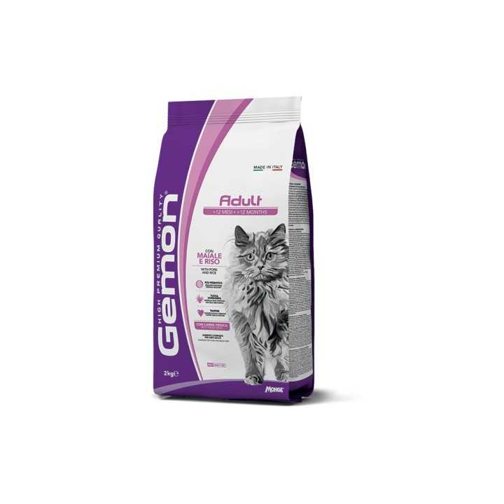 Gemon Cat Adult Complete Maiale & Riso 2 Kg.