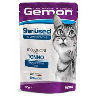 Gemon Cat Adult Sterilised Bocconcini Tonno 100 Gr.