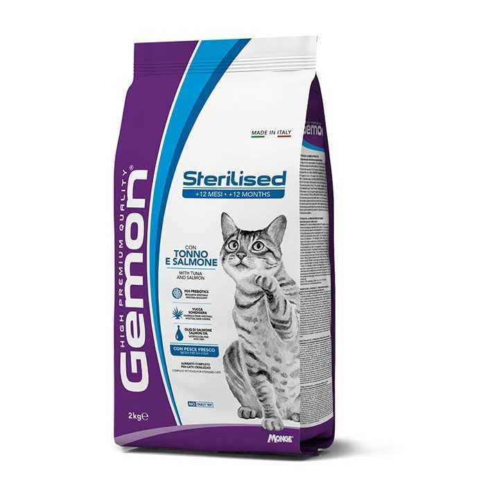 Gemon Cat Sterilised Tonno & Salmone 7 Kg.