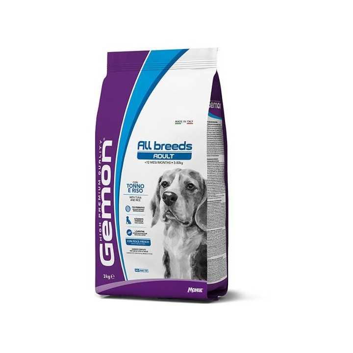 Gemon Dog Adult All Breeds Tonno & Riso 3 Kg.