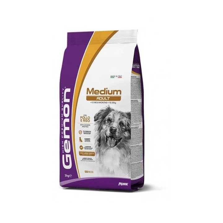 Gemon Dog Adult Medium Pollo & Riso 3 Kg.