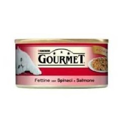 Gourmet Fettine Salmone & Spinaci 195 Gr.