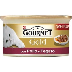 Gourmet Gold Dadini In Salsa Con Pollo & Fegato 85 Gr.