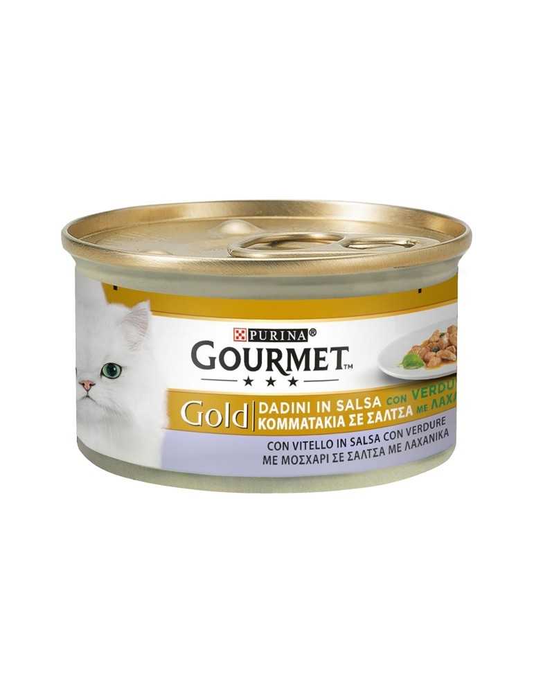 Gourmet Gold Dadini In Salsa Con Vitello & Verdure 85 Gr.