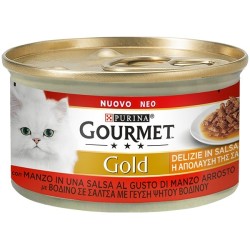 Gourmet Gold Delizie In Salsa Manzo 85 Gr.