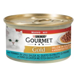 Gourmet Gold Delizie In Salsa Tonno Con Frutti Di Mare 85 Gr.