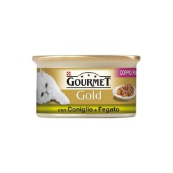 Gourmet Gold Doppio Piacere Coniglio & Fegato 85 Gr.