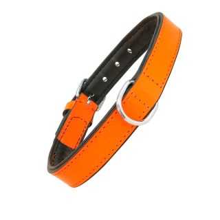 Gloria Collare In Pelle Imbottito 30 Cm. Arancio