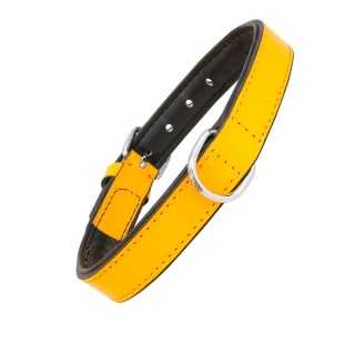 Gloria Collare In Pelle Imbottito 40 Cm. Giallo
