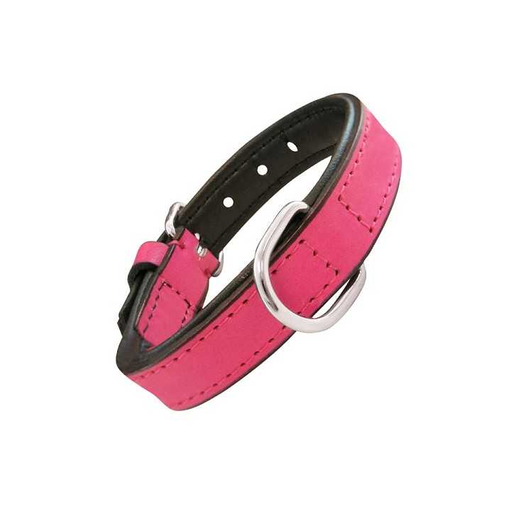 Gloria Collare In Pelle Imbottito 40 Cm. Rosa