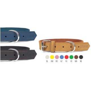 Gloria Collare In Pelle Nabuk (35 X 1,2 Cm.)