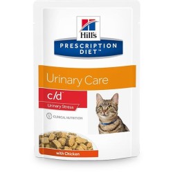 Hill'S Prescription Diet Feline C/D Stress Pollo 85 Gr.